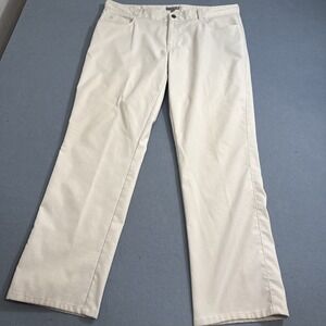 PANTS GOLF Peter Millar MENS 38X32 TAN Crown Sport EB66 Performance Five-Pocket